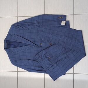 Jack Victor Wool Windowpane Suit